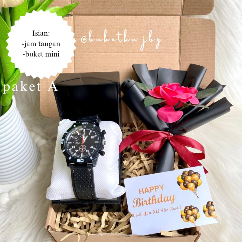 hampers cowok/kado wisuda/gift box/hampers premium/free paperbag