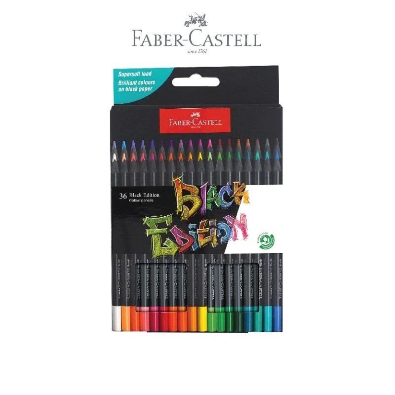 

Faber-Castell Pensil Warna Black Edition Colour Pencils Series