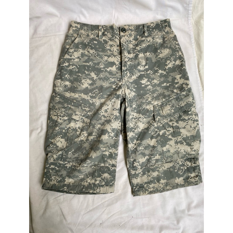 Celana Pendek Kargo 3/4 Loreng Digital Accupat US Army Amerika