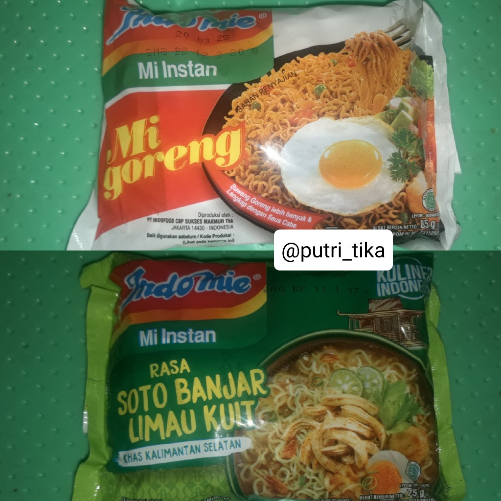 

Indomie Goreng / Indomie Kuah / Indomie Mie Instan