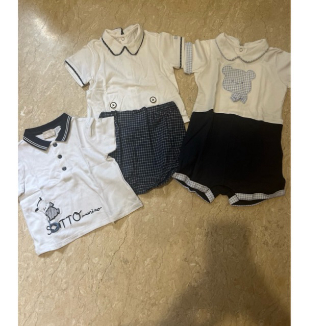 Chicco Italian brand Preloved baby bayi set atasan babysuit
