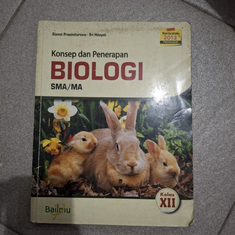 Buku Bailmu Biologi SMA Kelas 12 / SMA Kelas 3