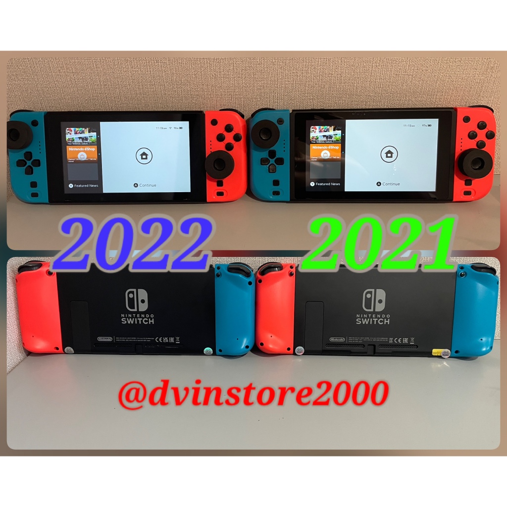 Nintendo Switch V1 - OFW Second Original [thn produksi 2021 & 2022] kemulusan 90%
