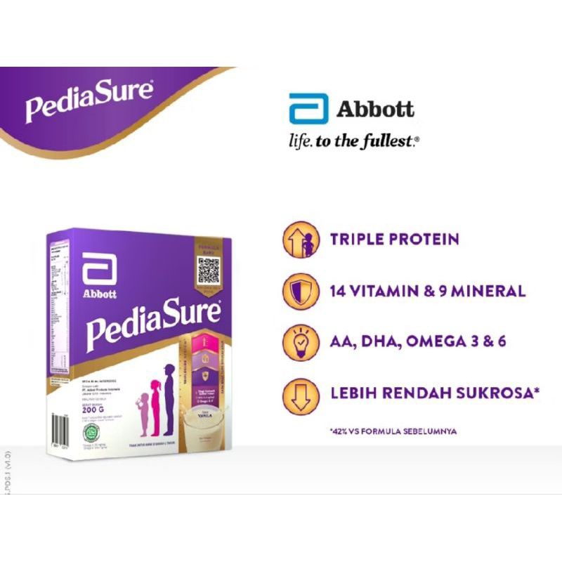 

Susu Pediasure 200 gram Vanila Susu Pediasur