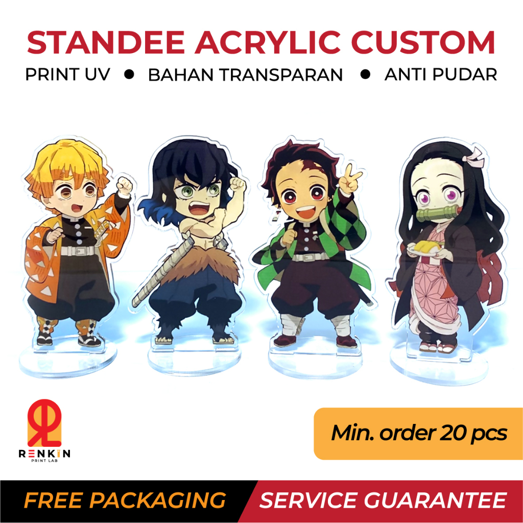 [Min. 20 pcs] Standee Akrilik Custom | Custom Acrylic Standee