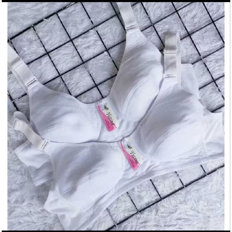 BH/Bra Putih Yutind Tanpa Busa Ukuran 34-44