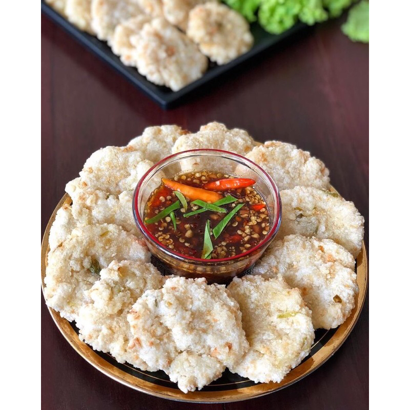 

Cireng Salju Matang Goreng dan Saos Bangkok