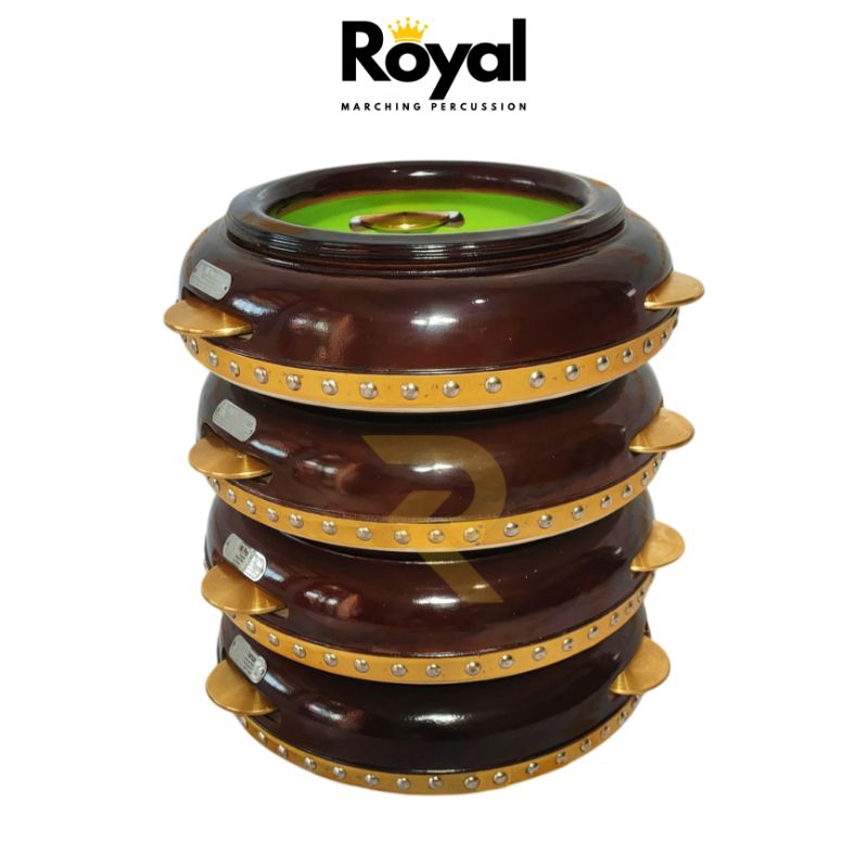 1 Set Rebana Hadroh Jepara Kayu Mahoni Ukuran 30 Kualitas Super