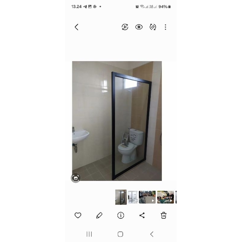partisi kaca kamar mandi
