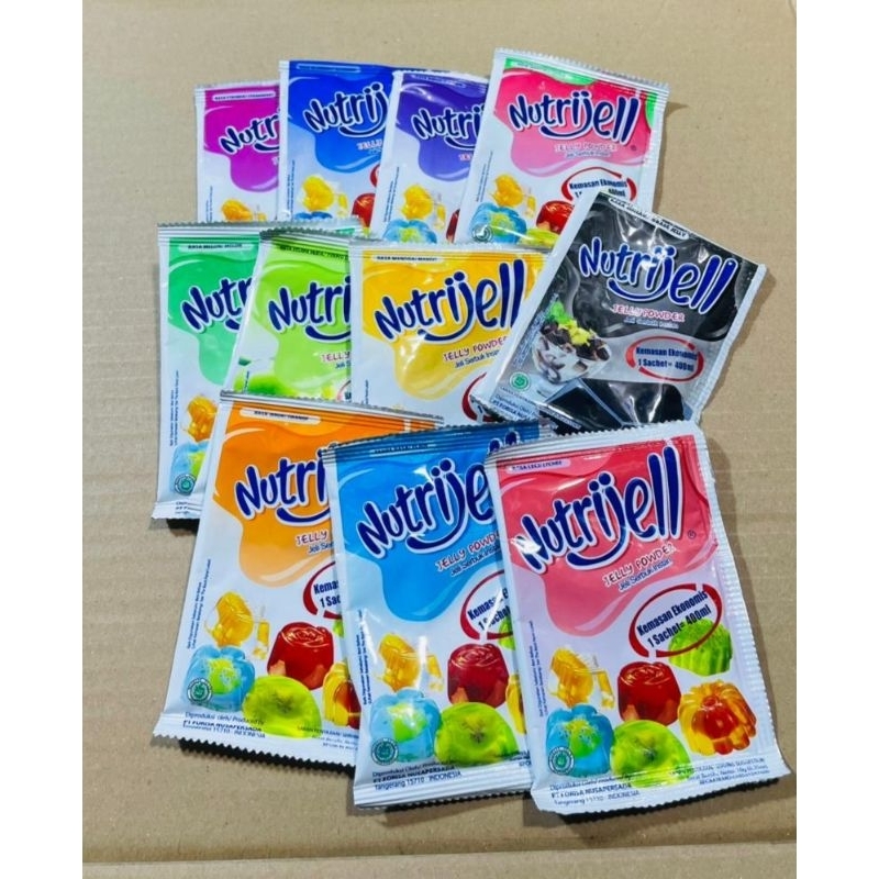 

Nutrijell Buah buahan 10gr/ Nutrijell Rasa Coklat/Jelly Coklat