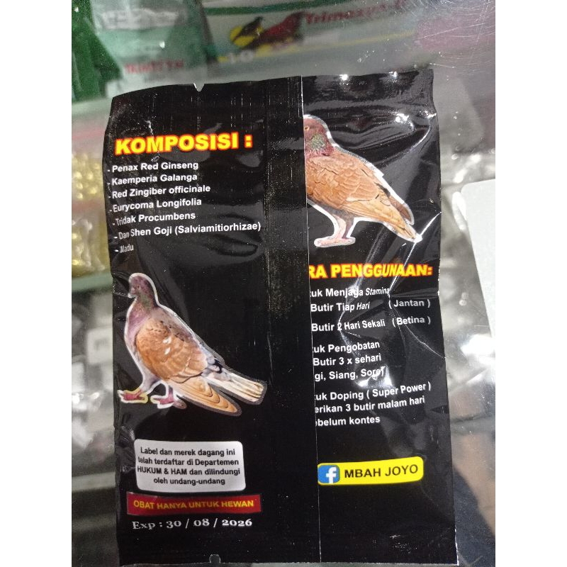 JAMU MERPATI MBAH JOYO JAMU BURUNG MERPATI BALAP DAN TINGGI