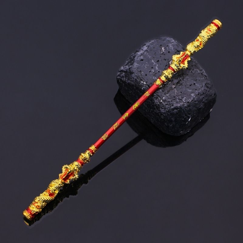 toya 22cm sun go kong pajangan aksesoris tongkat kera sakti black myth game toya sakti