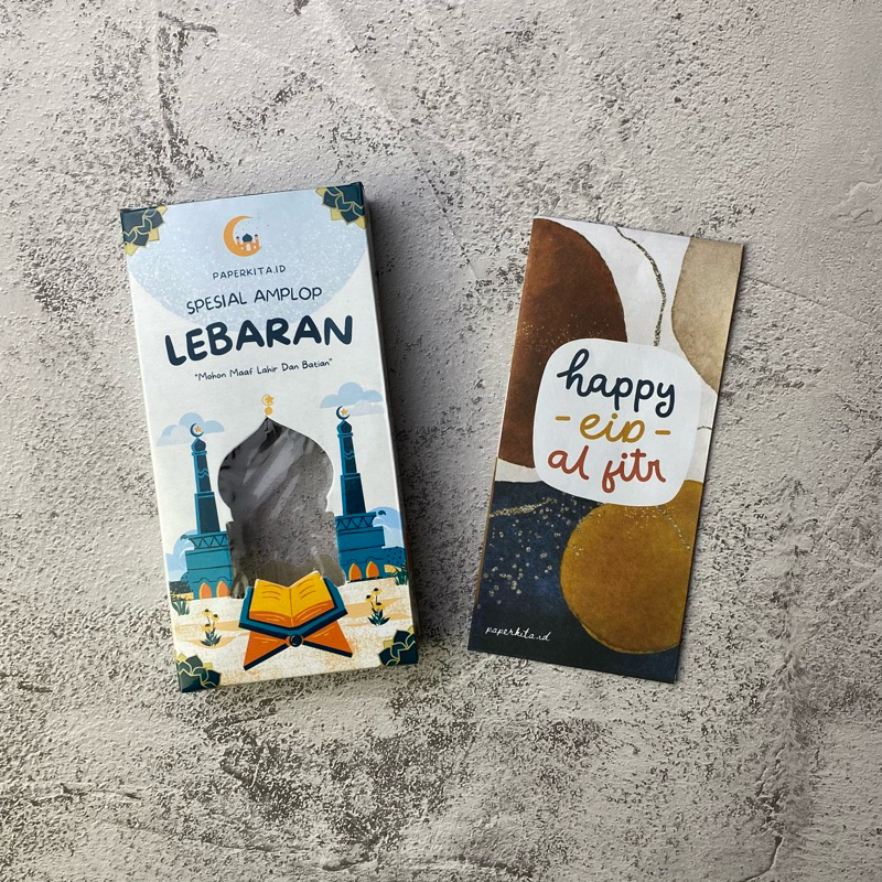 

Amplop Lebaran Idul Fitri 2025 motif isi 50pcs box premium