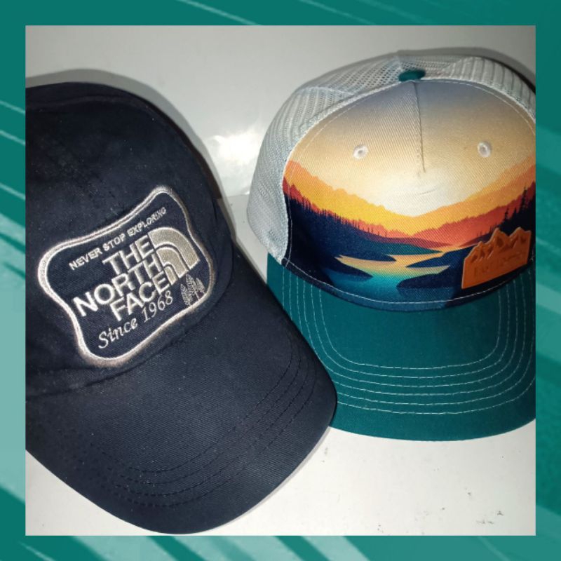 Topi PATAGONIA & Topi TNF - Topi Gunung Topi Pata Second Branded Thrifting