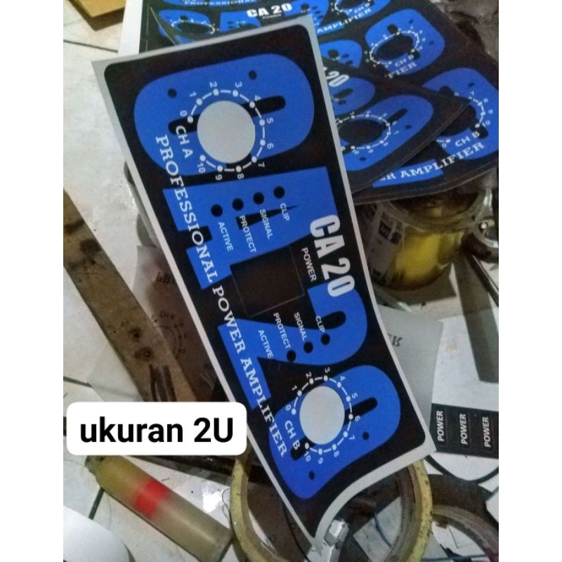 

Stiker CA 20 sudah cutting lubang