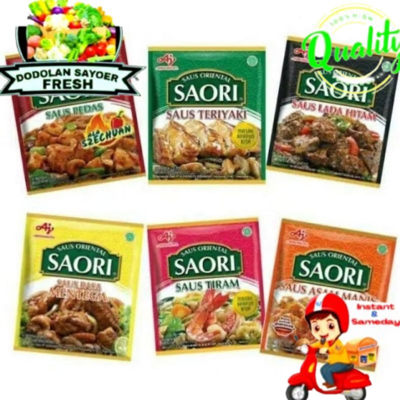 

Saori /bumbu sachet Berbagai varian