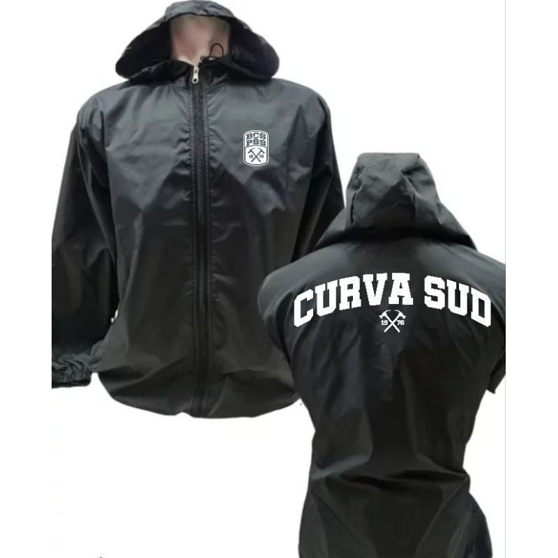 Jaket Cagoule Parasut Curva Sud X 1976