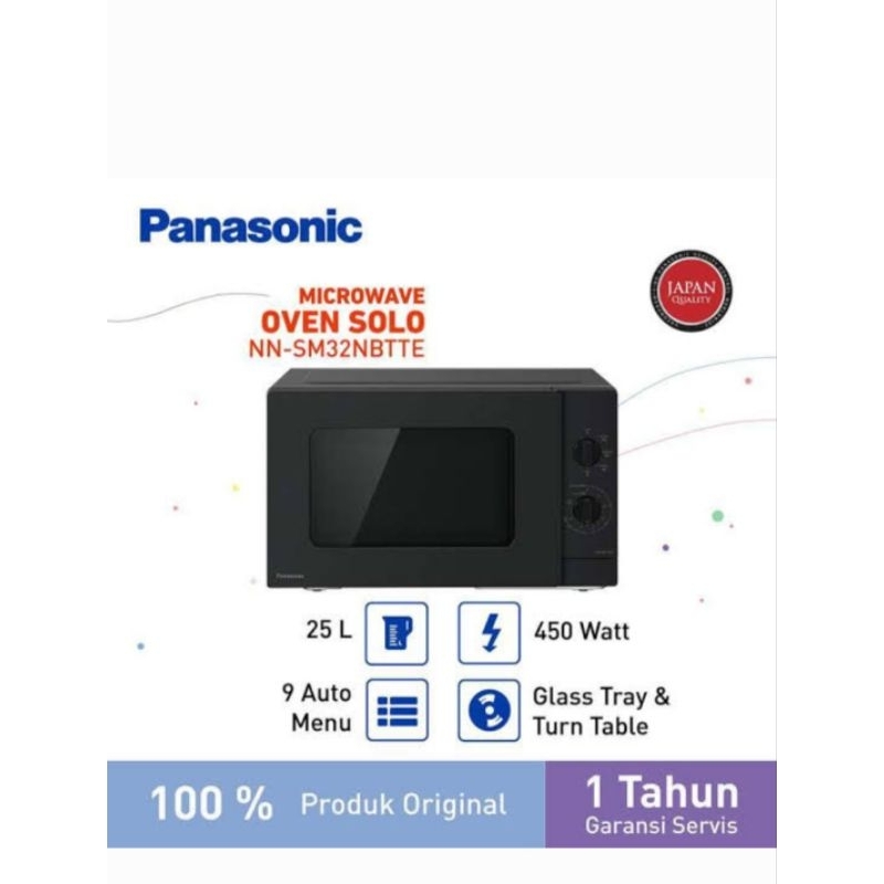 Panasonic NN SM32NB - Microwave Oven 25 L - Low Watt