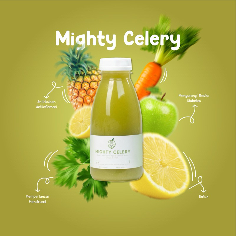

mighty celery cold pressed juice 350 ml