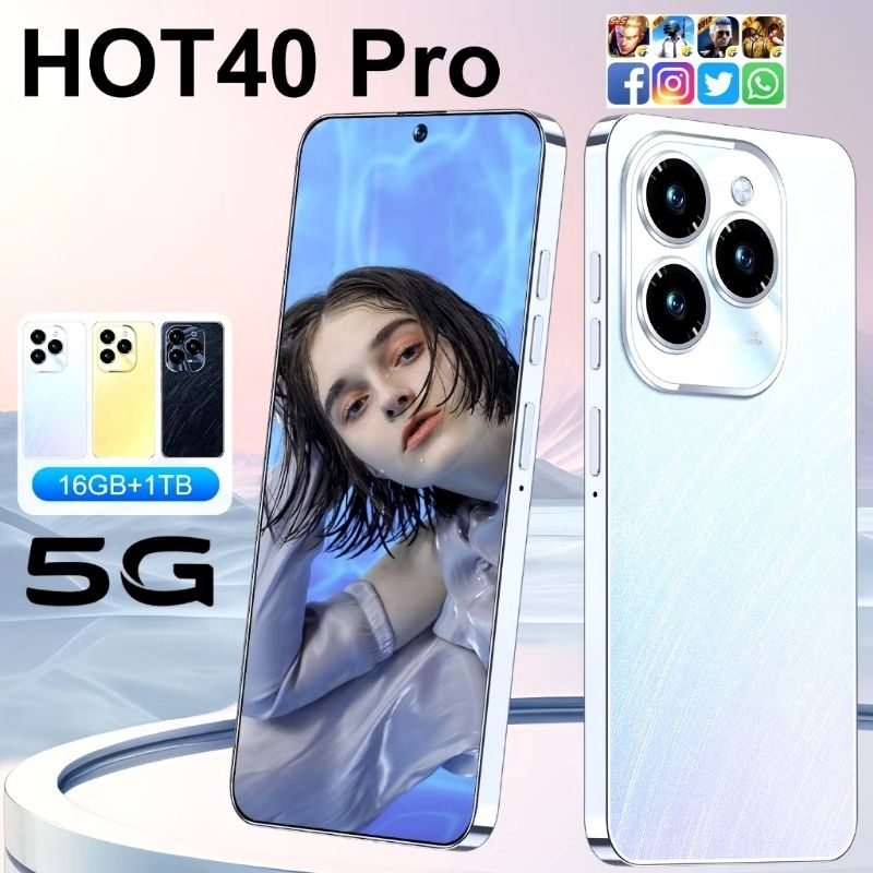 Terbaru 2024 HP GAMING Spek dewa HOTE 10 PRO Anroid 7,5 inci Ram 12GB + 512GB Anti lag garansi 1 tah