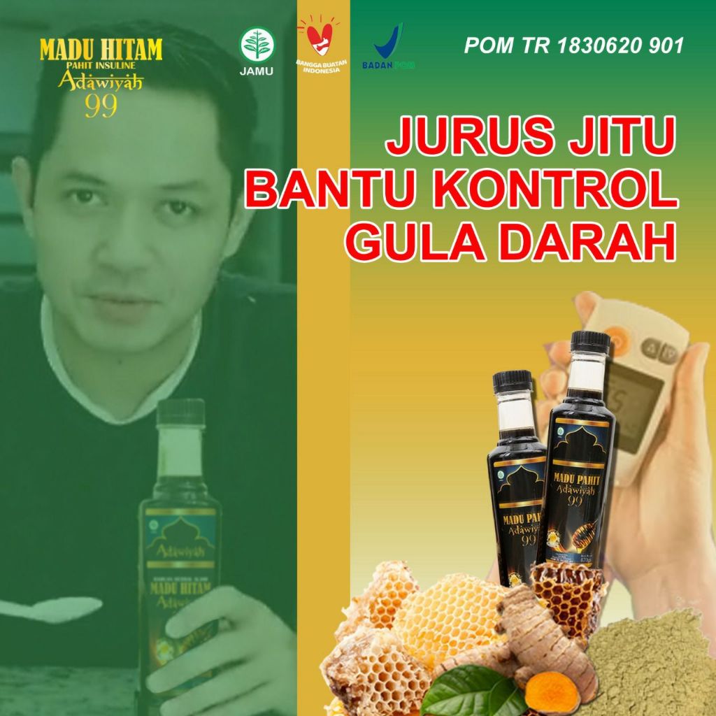 

Madu Hitam Pahit Original Adawiyah 99 Obat Kesehatan Maag Kencing Manis Gula Stroke Darah Tinggi