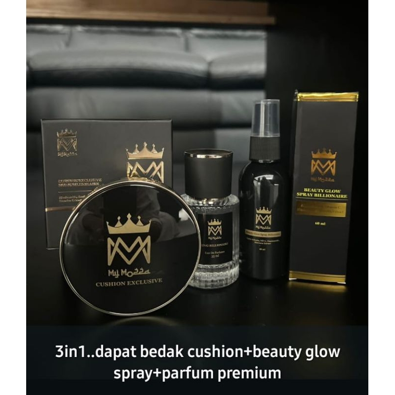 Mymozza Cushion Exclusive Beauty Glow Spray+Parfum Premium