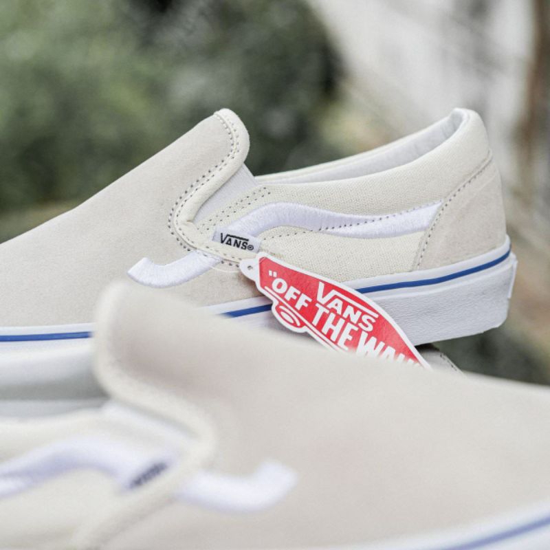 Vans Slip On Side Stripe Marshmallow White