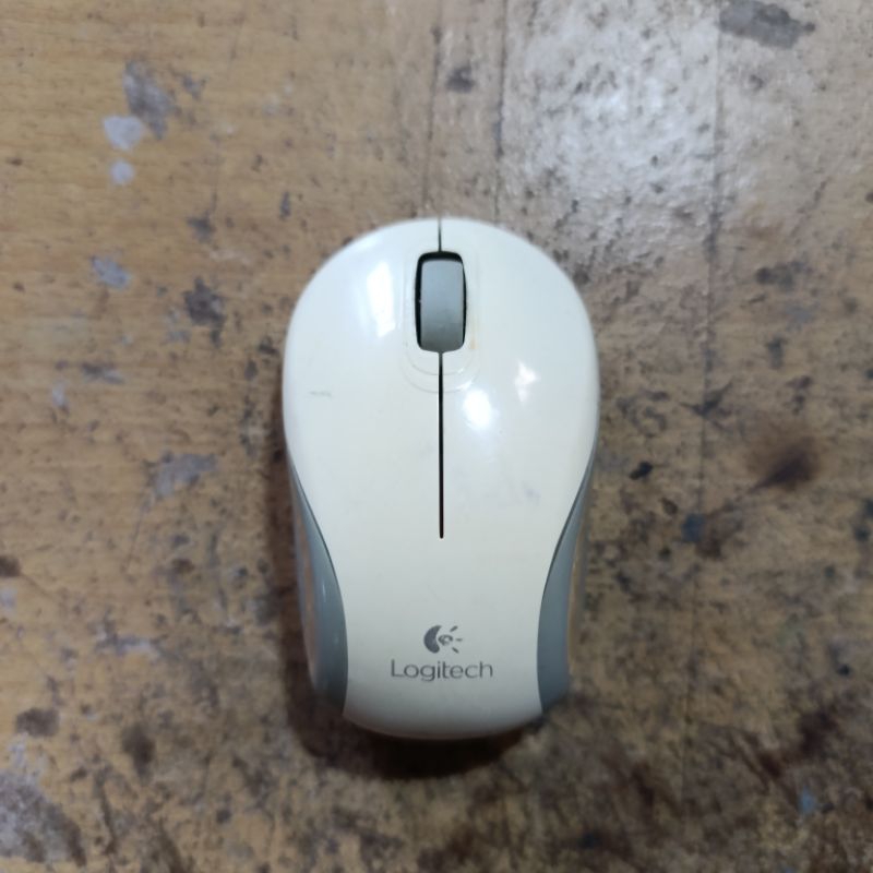 mouse wireless Logitech Logitech M187 Putih Mouse
