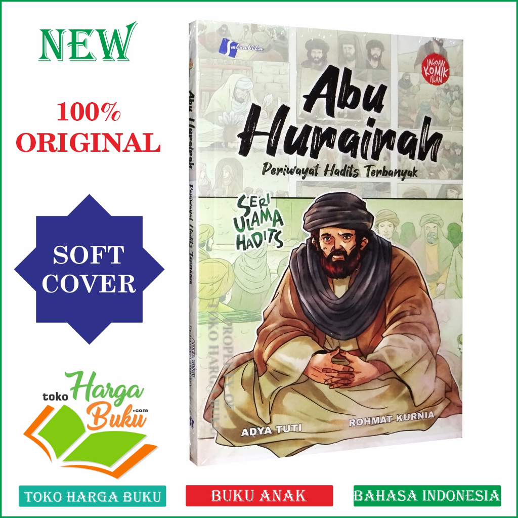 Foto Komik Abu Hurairah Periwayat Hadits Terbanyak FULL COLOR Buku Anak Islam Seri Ulama Hadis Salsabila