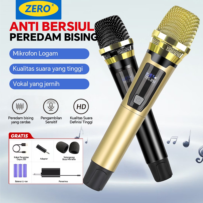 Mikrofon Tanpa Kabel Baru Mikrofon Dinamik Profesional Stage Live Streaming Home KTV Singing Live St