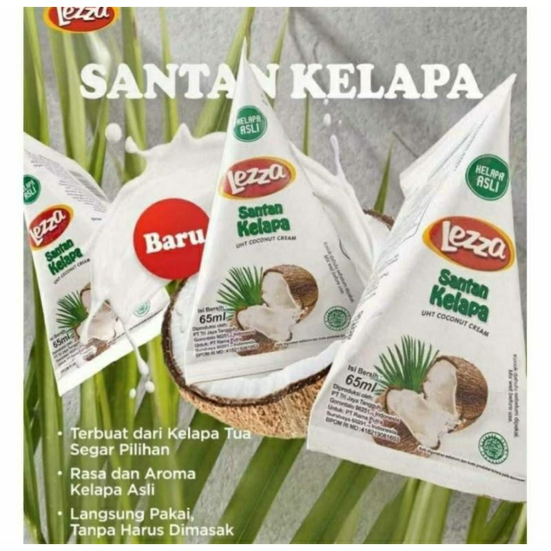 

[TERMURAH SANTAN EXP th 2026} Santan LEZZA/SANTAN SASA/Santan MAMA KOKO kemasan 65 ml termurah