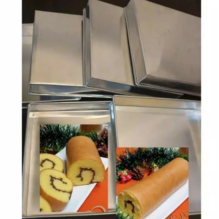 Loyang kue brownies ukuran kecil - besar / Cetakan kue bolu gulung serbaguna / loyang panggang oven