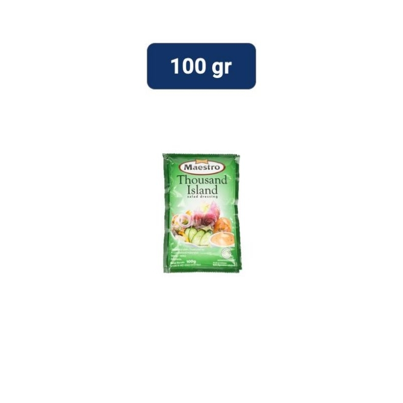 

Maestro Thousand Island Salad Dressing 100gr