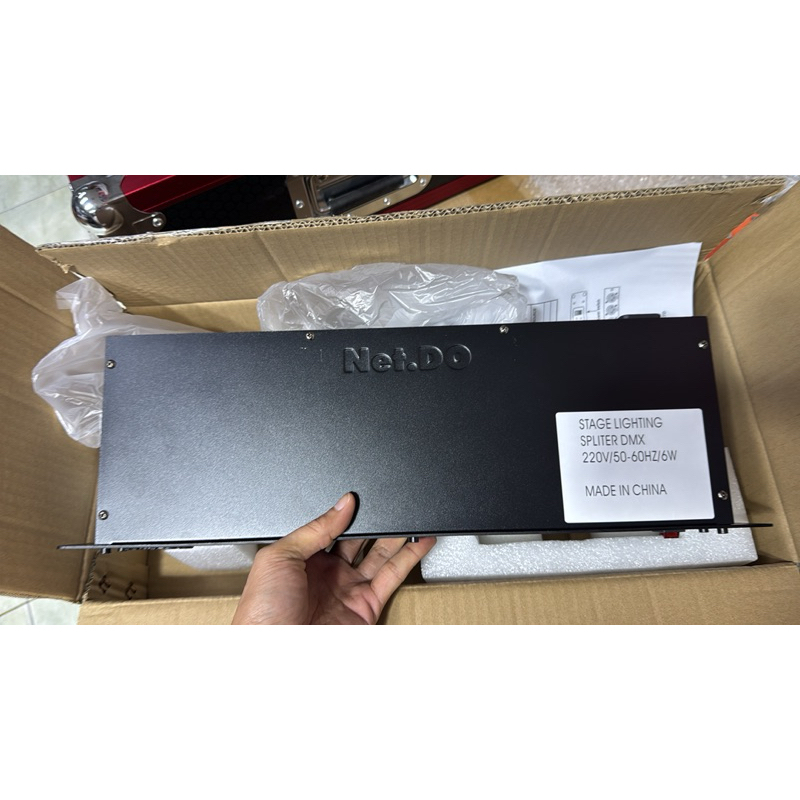 DMX Splitter 8 channel Netdo penguat signal dmx 512