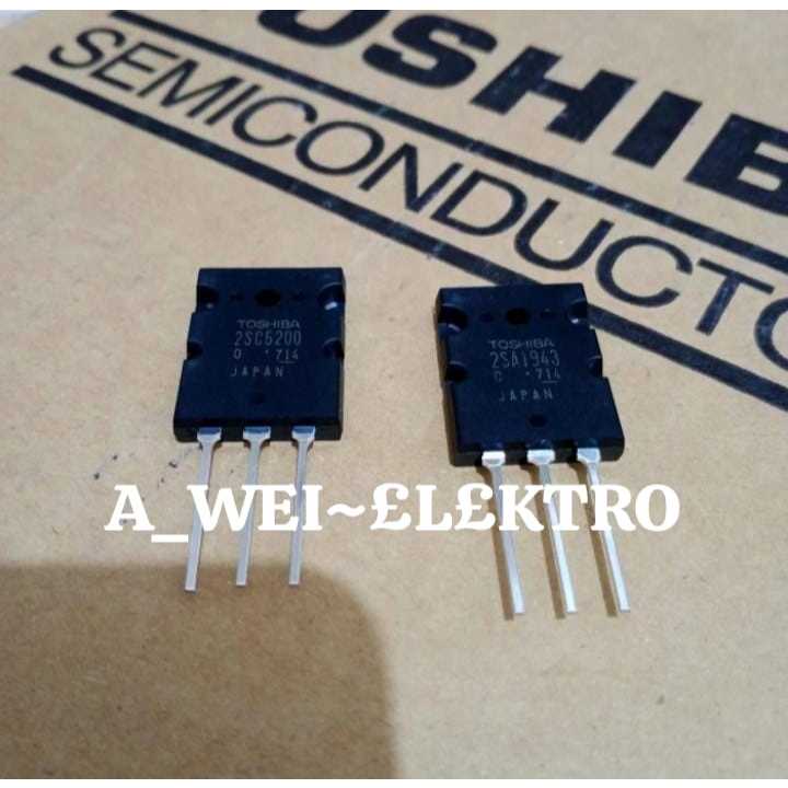 transistor toshiba A 1943 C 5200 japan