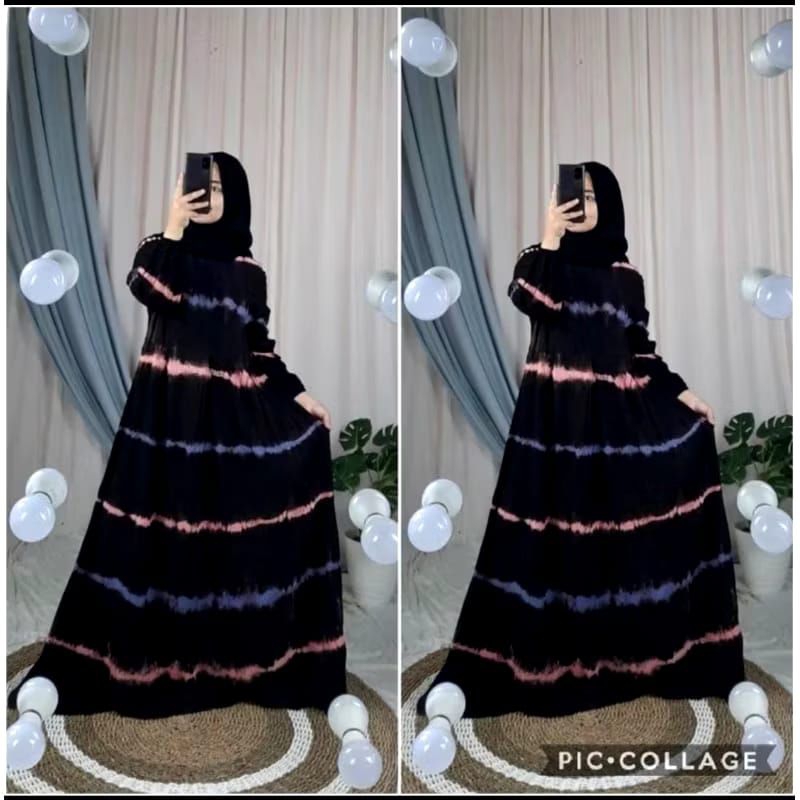 GAMIS TWILL ORI TERBARU TERCANTIK MOTIF KOREA