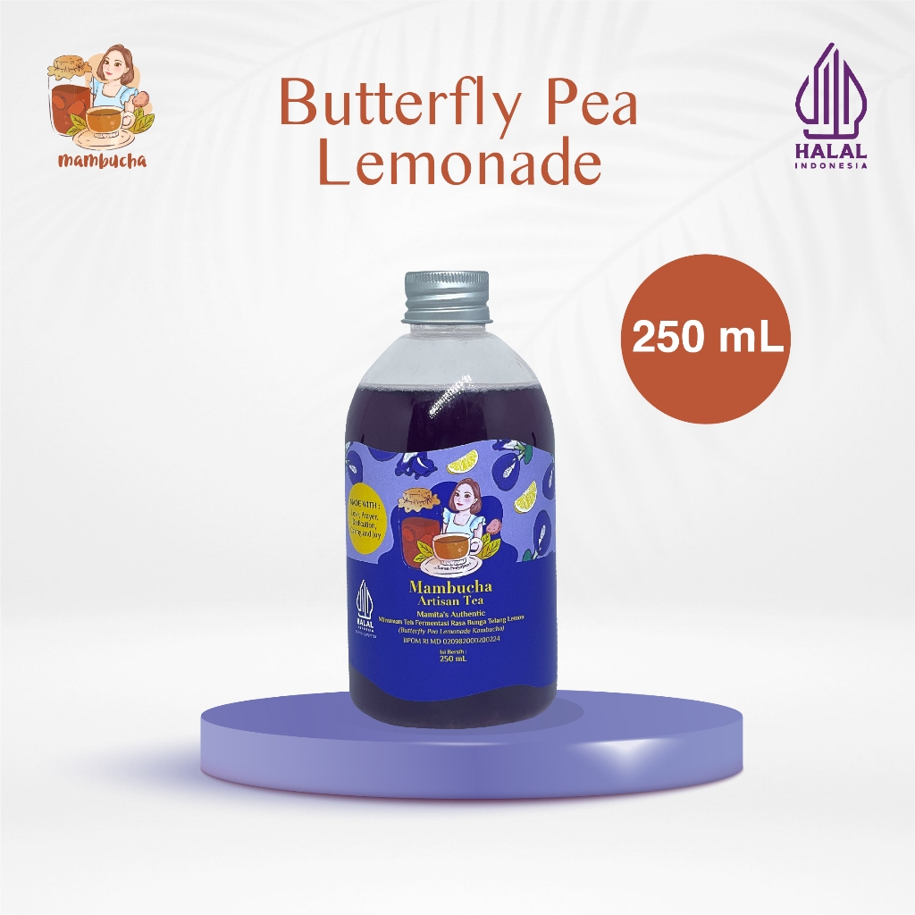 

Kombucha Butterfly Pea Lemonade Mambucha 250ml