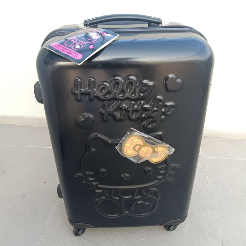 Koper Tas Hello Kitty Hitam Travel Bag Sanrio