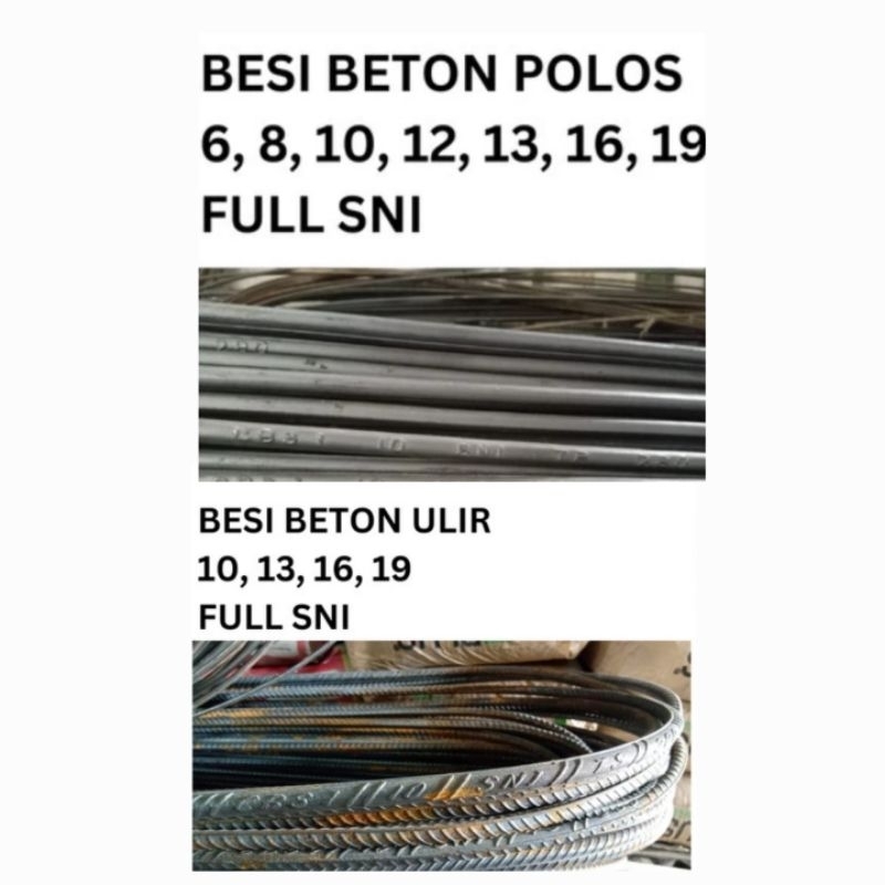 Besi beton polos & ulir