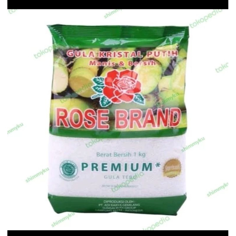 

GULA PASIR 1 kg GULA ROSE BRAND HIJAU PREMIUM