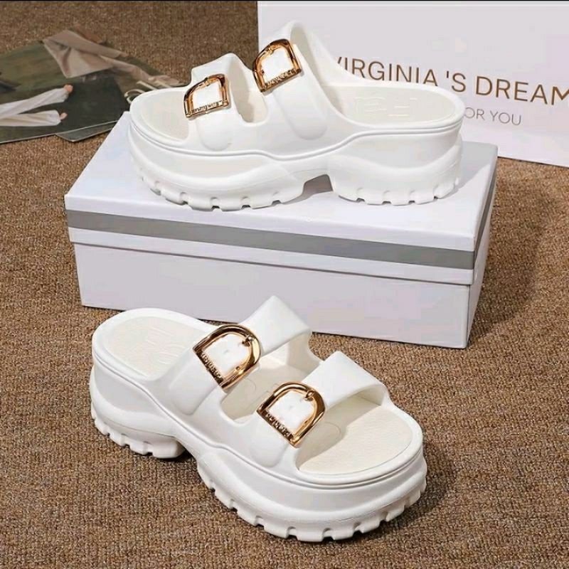 Sandal Wanita Kekinian Tinggi Sandal Wanita Korea