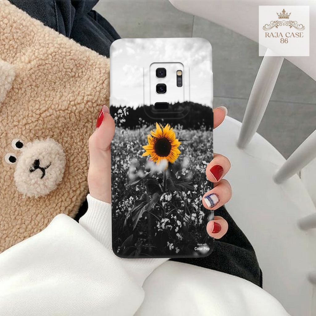 Softcase Samsung Galaxy S9 Plus - Rajacase - Case Samsung Galaxy S9 Plus - Motif Case Bunga - Case S