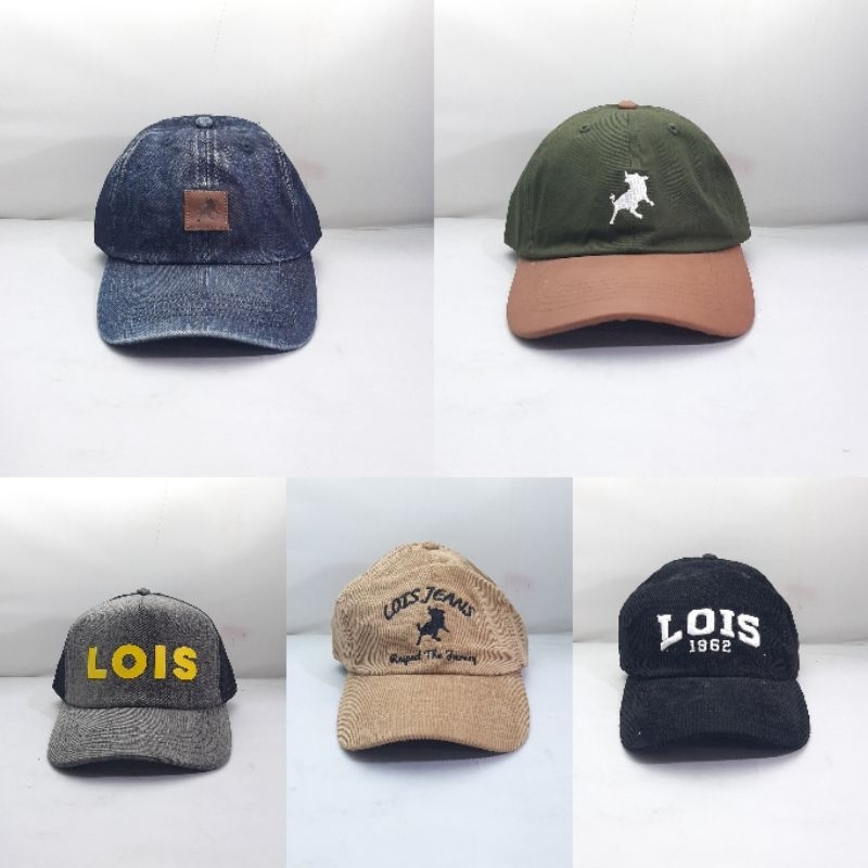 TOPI PRIA POLOCAPS LOIS ORIGINAL