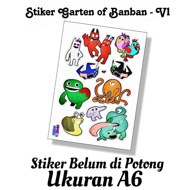 

Stiker Unik Lucu Garten Of Banban V1 / Sticker Karakter / Sticker Cartoon Lucu Belum dipotong Ukuran A6