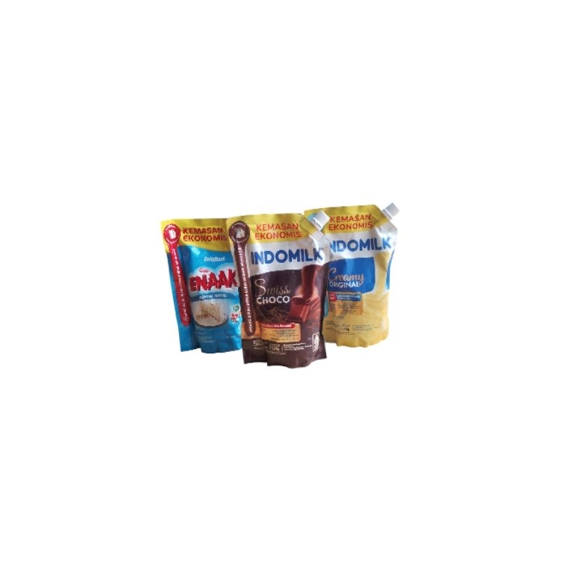 

susu kental manis indomilk pouch 545 gr putih cokelat susu enak putih