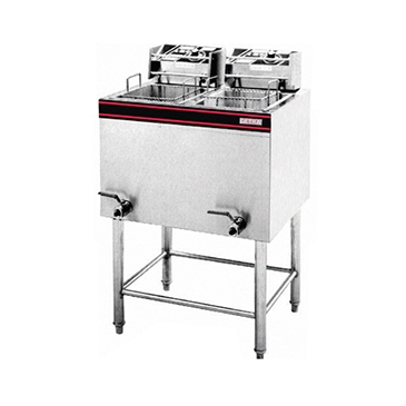 GETRA EF-85 ELECTRIC DEEP FRYER 2 TANK 2 BASKET FREE STANDING