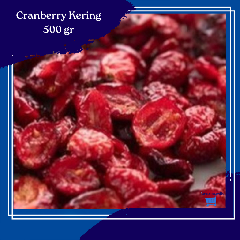 

Dried Cranberries Cranberry Kering 500gr / Buah Kranberi Kering / Buah Cranberry 500 Gram