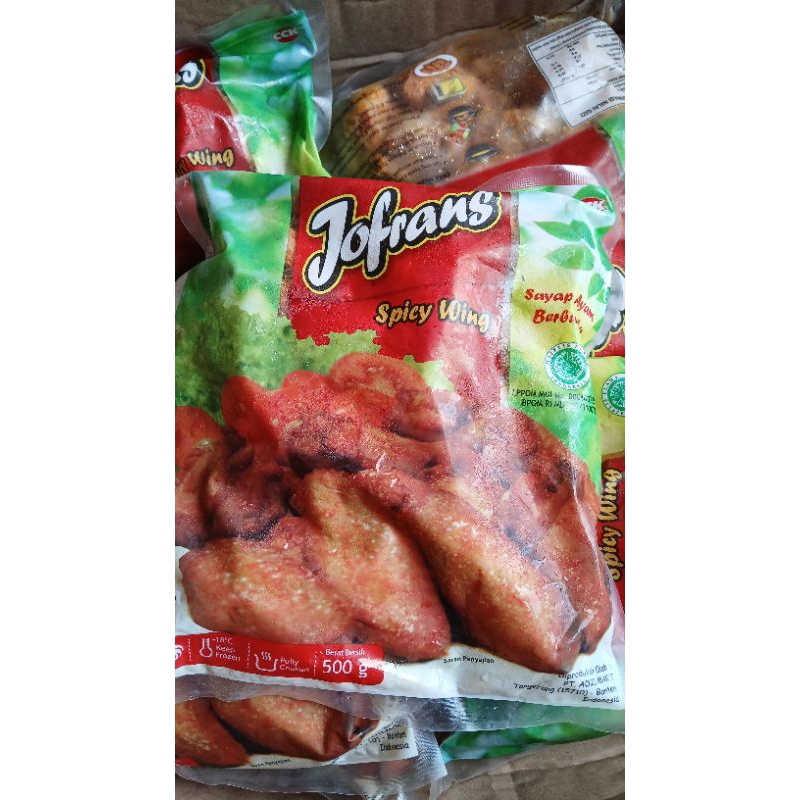 

Jofrans spicy wing 500gr