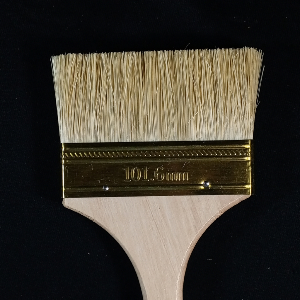 

Kuas Cat Serbaguna Gagang Kayu Bulu Sintetis ONAT Paint Brush 4 Inci