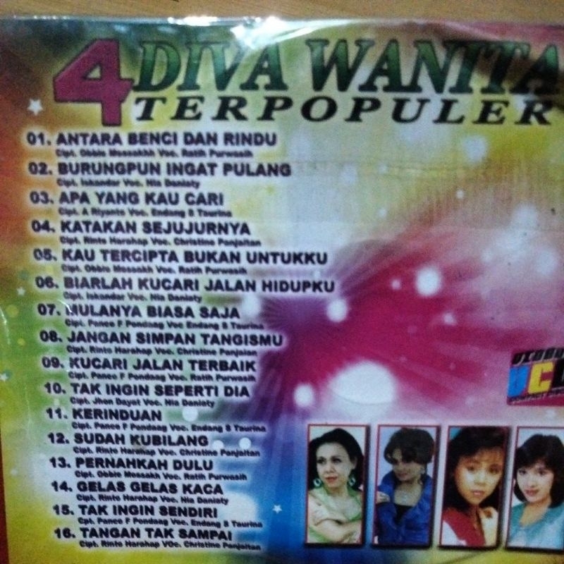 VCD 4 Diva wanita terpopuler